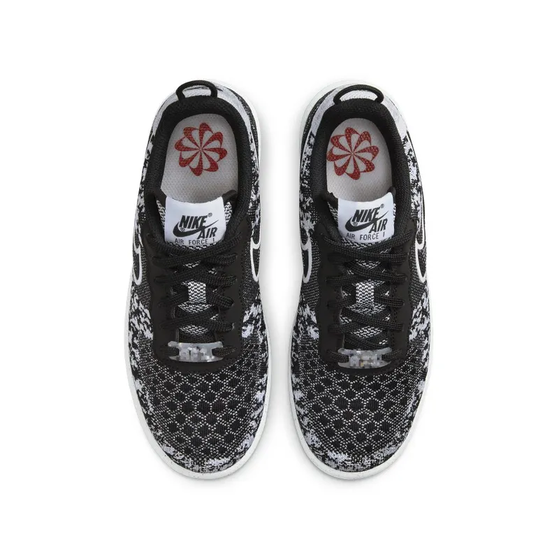 Nike Air Force 1 Crater Flyknit Older Kids’ Black (DM1060-001)