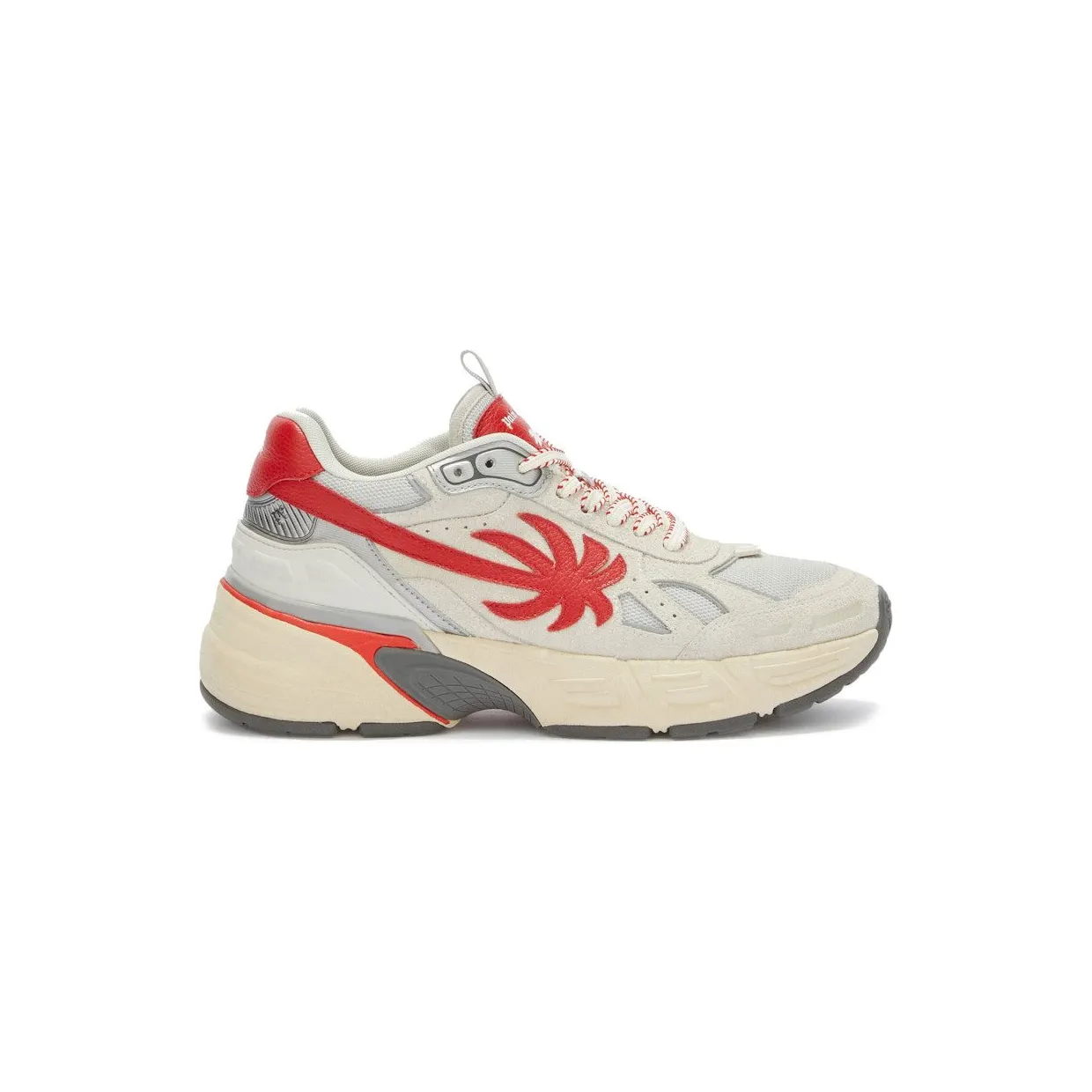Palm Angels The Palm Runner Beige Red (PMIA098R24LEA0016125)