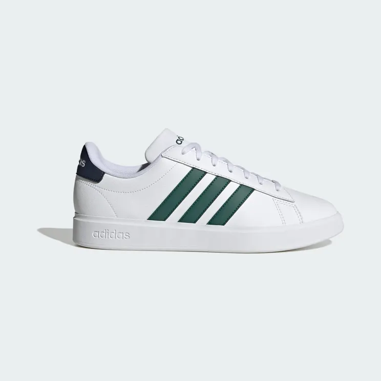 adidas Grand Court 2.0 “Cloud White / Collegiate Green / Shadow Navy” (ID4465)