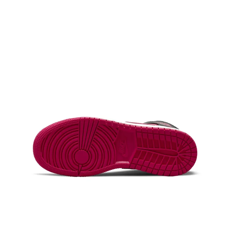 Air Jordan 1 Mid Very Berry (GS) (554725-016)