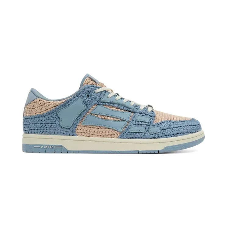 AMIRI Skel Top Low Raffia Beige Blue (AMFOSR1012-420)