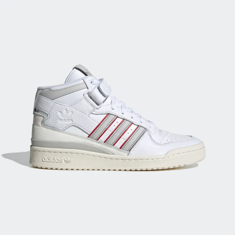 Adidas Forum Mid Cloud White / Grey One / Blue (H03434)