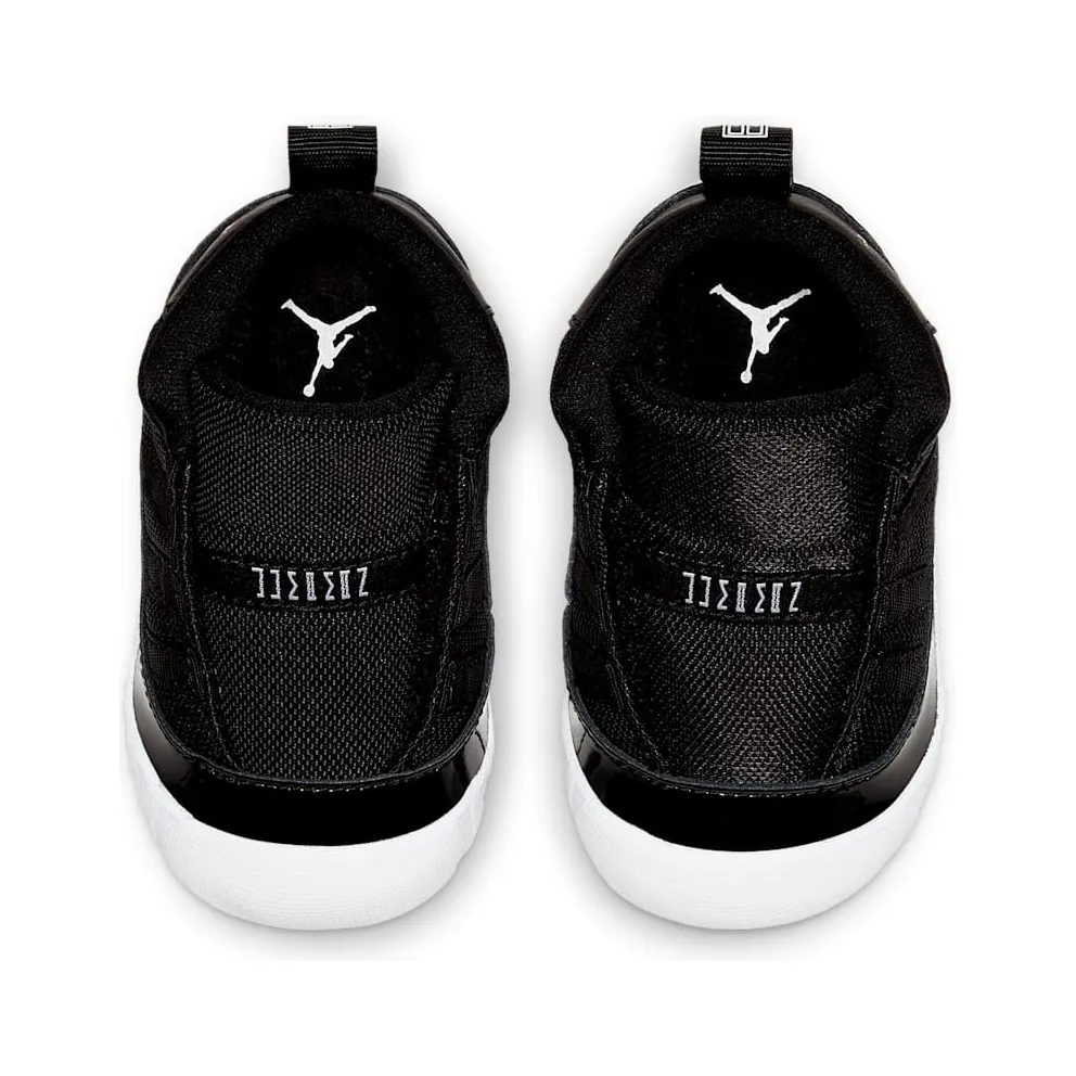Jordan 11 Crib Bootie 72-10 (TD) Black/Varsity Red-White (CI6165-061)