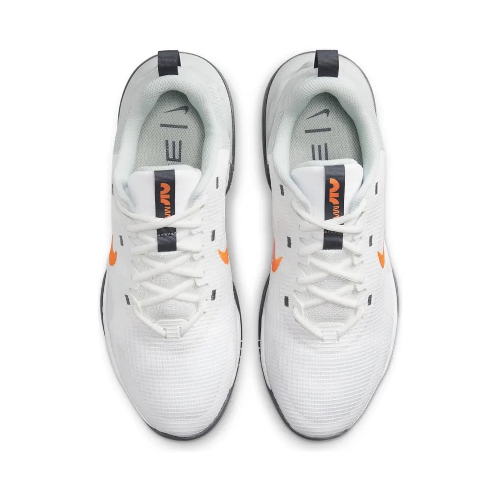Nike Air Max Alpha Trainer 5 “Summit White / Light Silver / Iron Grey / Bright Mandarin” (DM0829-103)