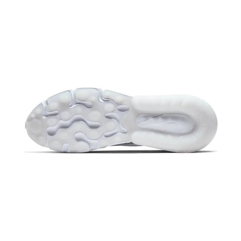Nike Air Max 270 React White Pure Platinum White/Pure Platinum-Indigo Fog-White (CT1265-100)
