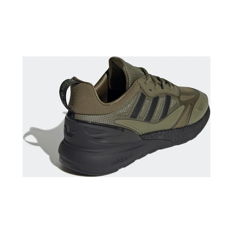 Adidas ZX 2K BOOST 2.0 Focus Olive / Core Black / Orange Rush (GW0518)