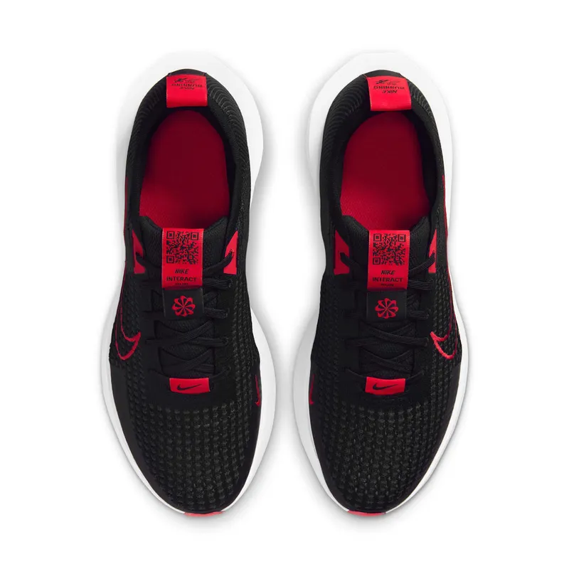 Nike Interact Run Black Anthracite White Fire Red (FD2291-007)