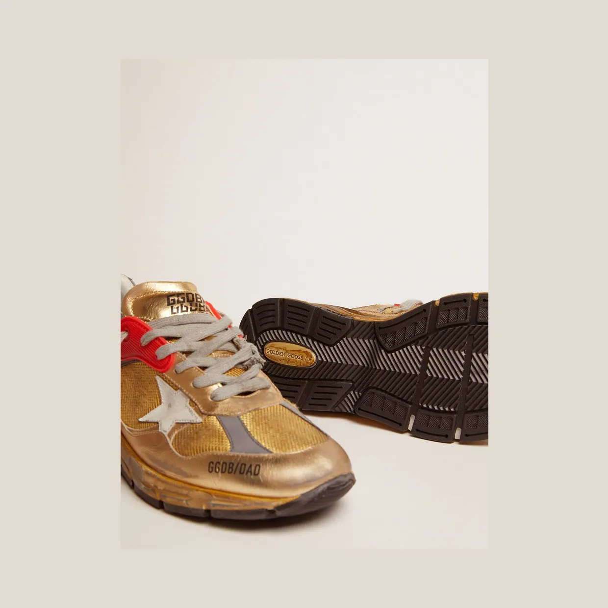 Golden Goose Dad-Star White Red Silver Grey (GMF00199F00121165120) (4)