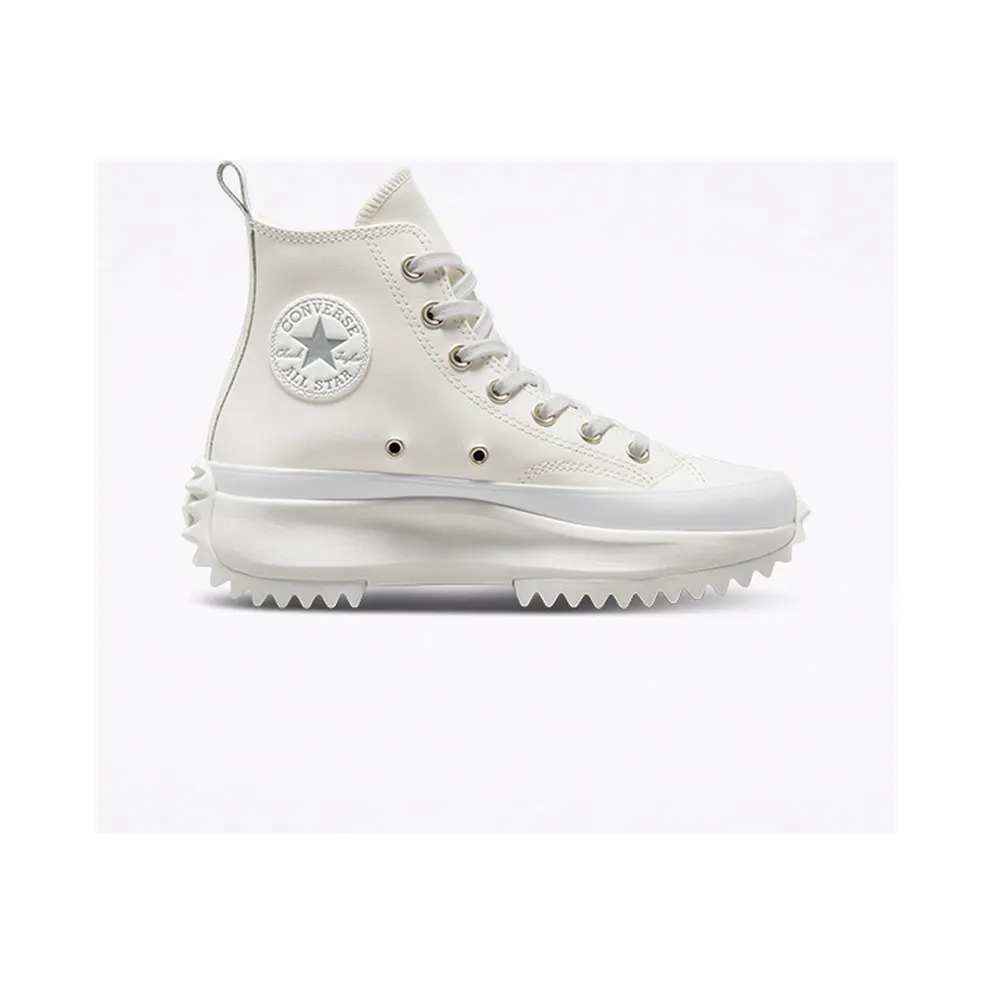 Converse Run Star Hike Platform Iridescent Leather Vintage White/pure Silver