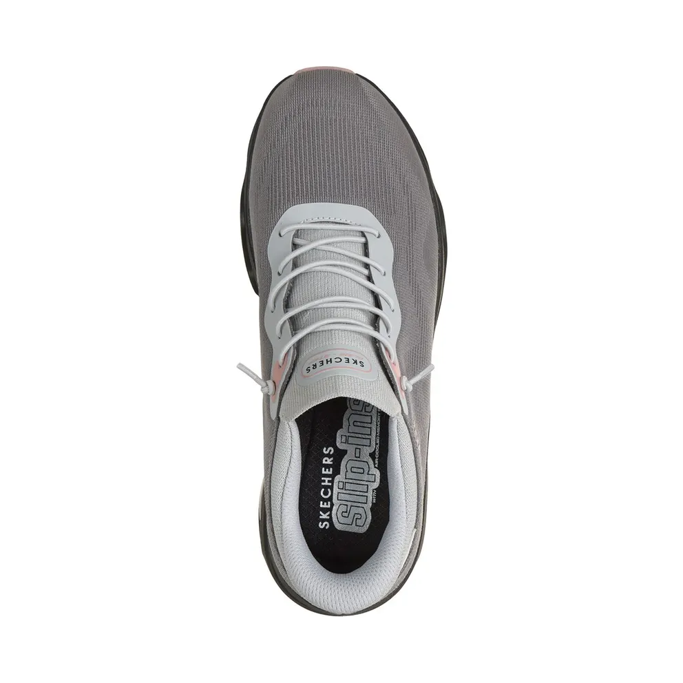 Skechers Slip-ins: UNO Glide-Step – Air Gliders Sneaker Houtskool/Pink