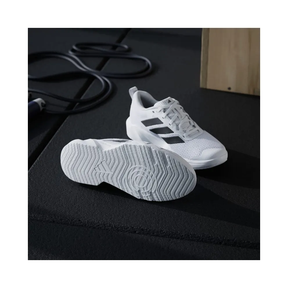 Adidas Rapidmove Go Training Shoes Cloud White / Core Black / Silver Metallic (JQ3934)
