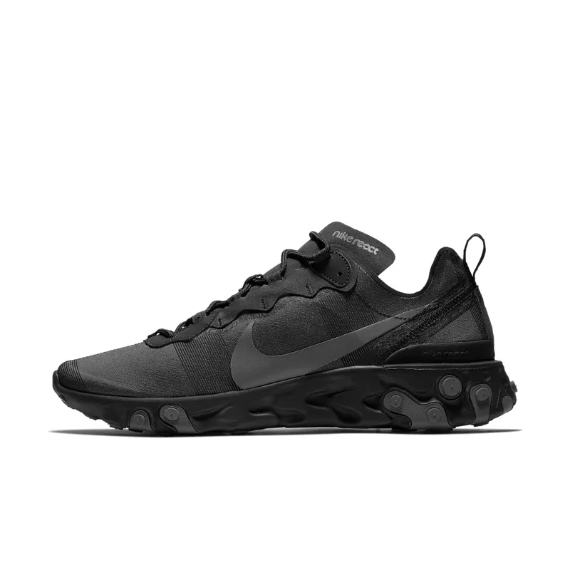 Nike React Element 55 Triple Black (2018) (BQ6166-008)