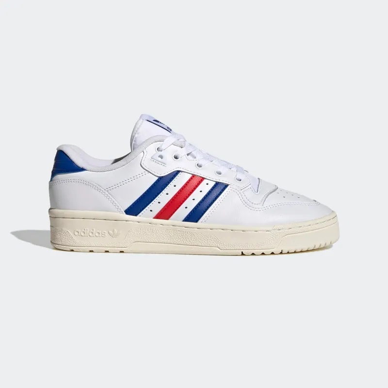Adidas Rivalry Low Cloud White / Power Blue / Vivid Red (FY7354)