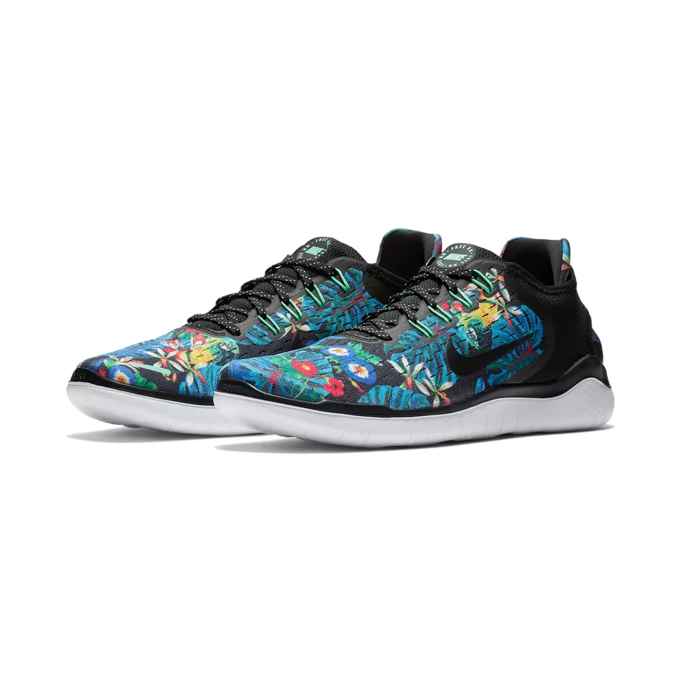 Nike Free RN 2018 Floral “Black / White” (AV3254-001)