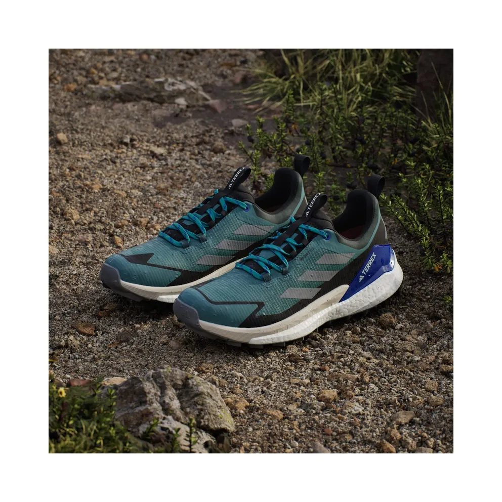 Adidas Terrex Free Hiker 2.0 Low GORE-TEX Hiking Preloved Teal / Grey Three / Core Black (JQ9908)