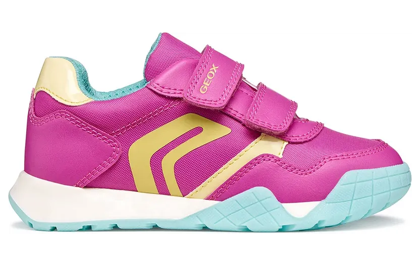 Geox sneaker Fuchsia/Lichtgeel (J65P8A0FU54-C8301)