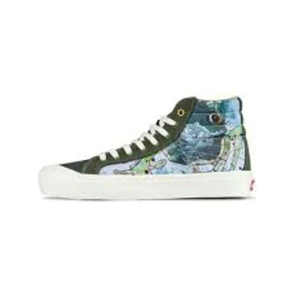 Vans Style 138 Ralph Steadman Frog Green/White (VN0A3DP9VQW)