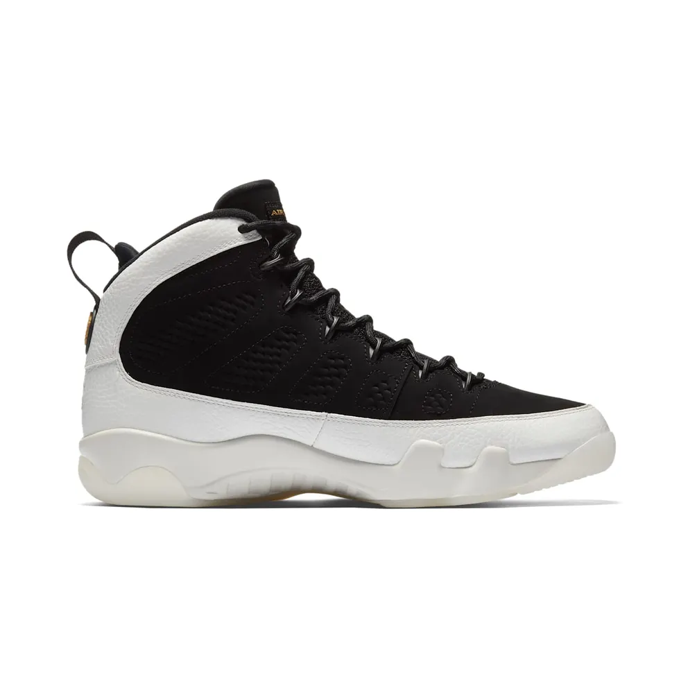 Jordan 9 Retro City of Flight Black/Black-Summit White-Metallic Gold (302370-021)