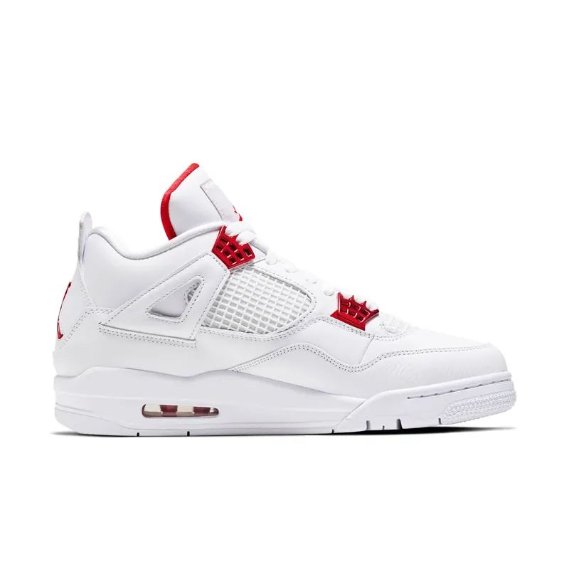 Jordan 4 Retro Metallic Red White/Metallic Silver-University Red (CT8527-112)