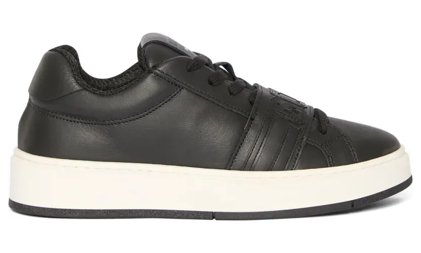GCDS Sneakers mit Logo-Applikation – Schwarz (B2EM4206AF2)