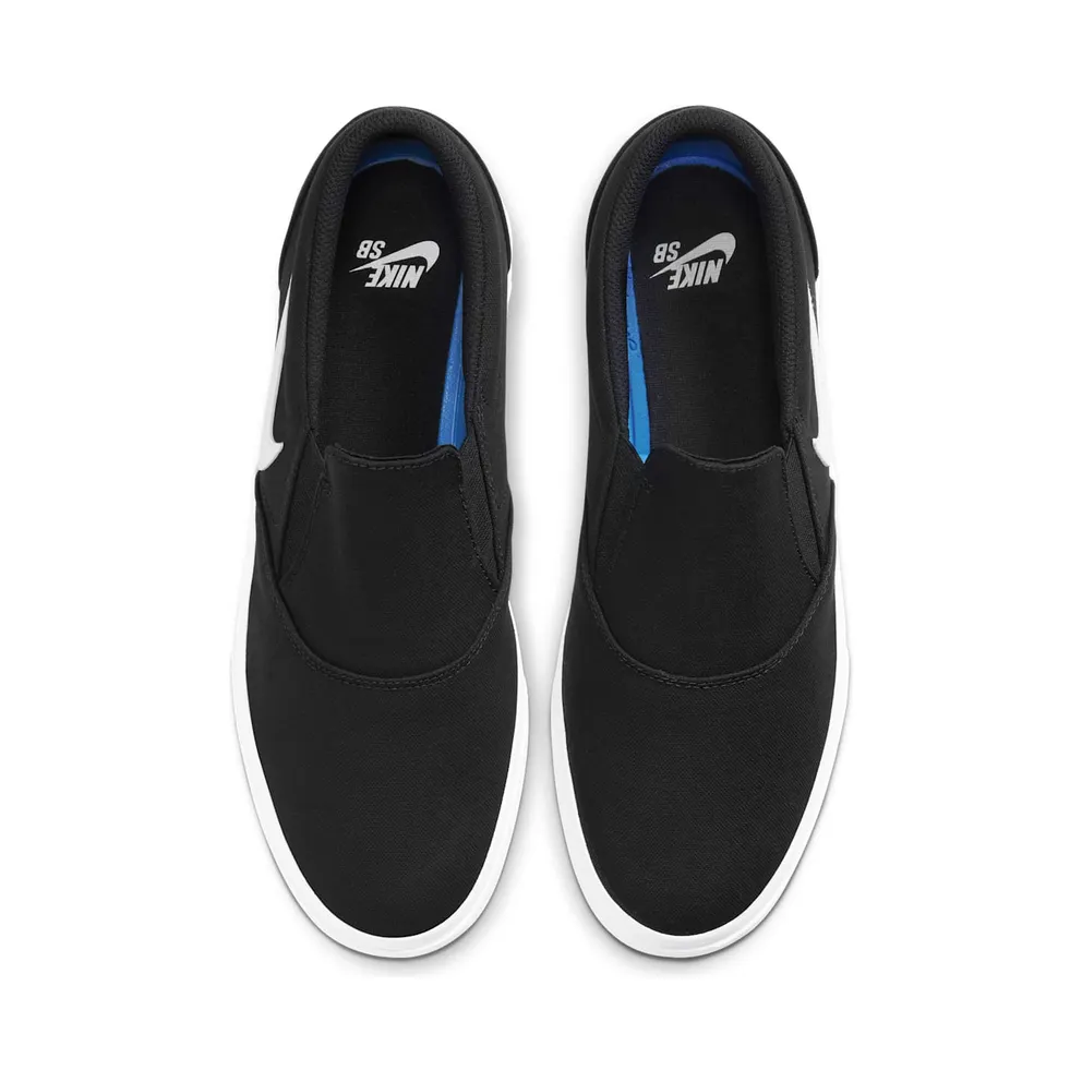 Nike SB Charge Slip Black White Black/Black-White-White (CT3523-001)