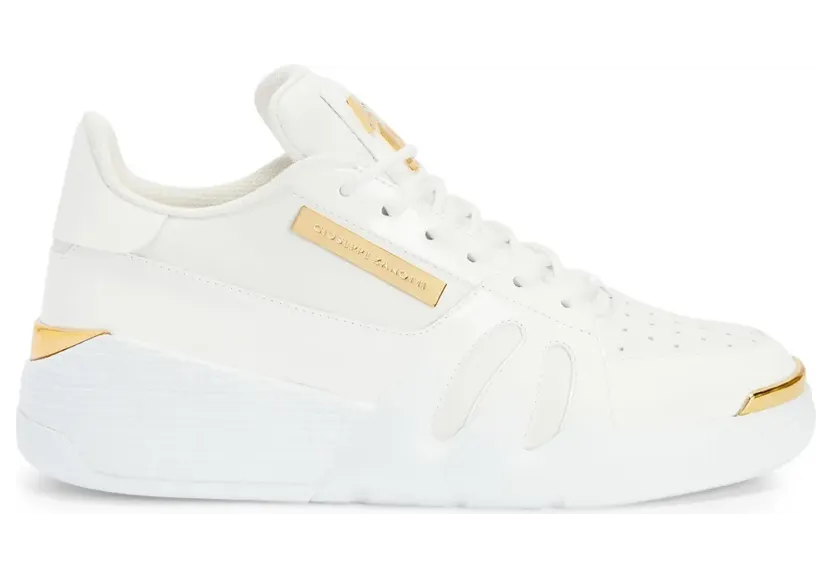 Giuseppe Zanotti Talon Sneakers mit Kontrasteinsätzen – Weiß (RS40001001)