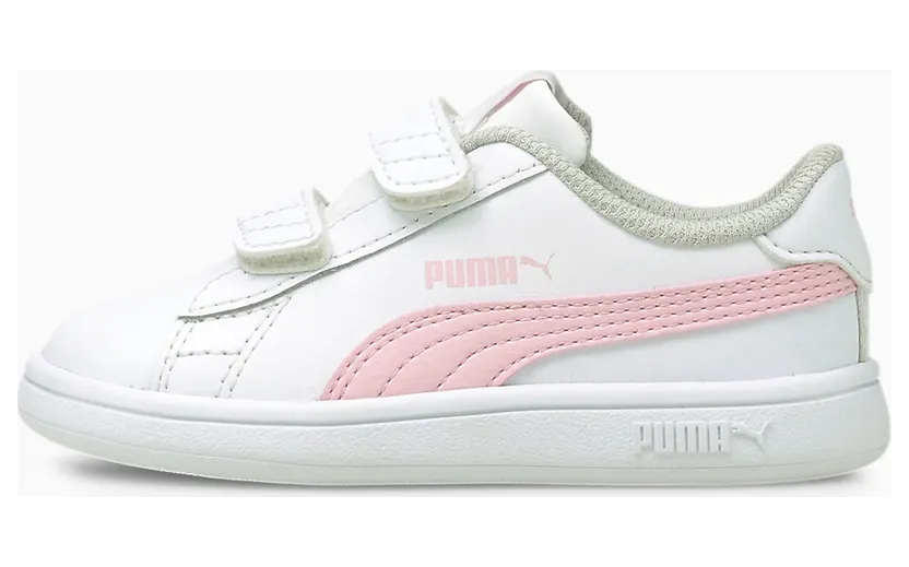 Puma Smash v2 Kinder Weiß/Rosa (365174-28)