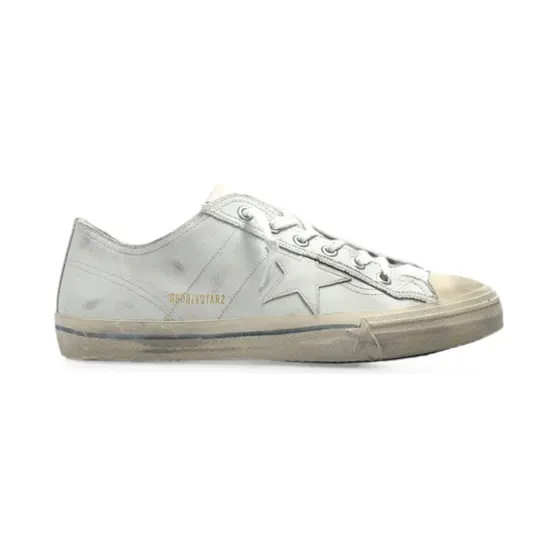 Golden Goose V-Star leren “White” (GMF00129F000334)