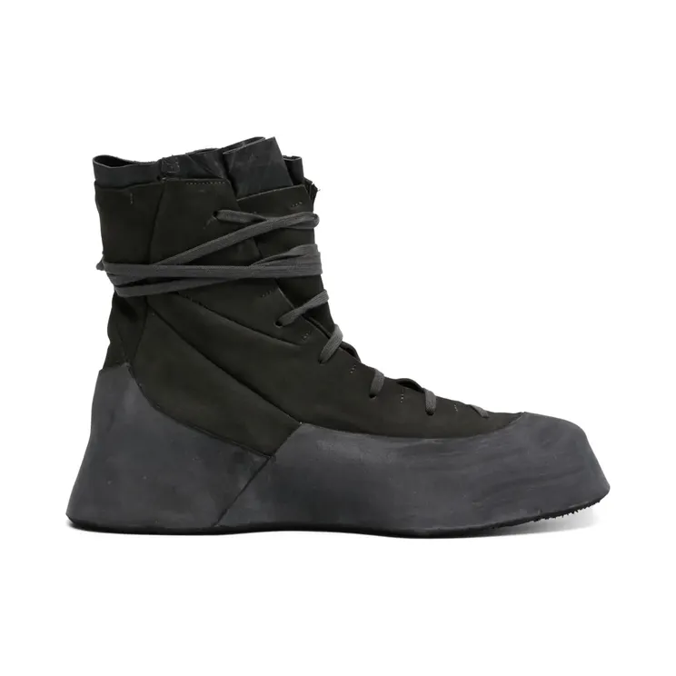 Leon Emanuel Blanck High-Top-Sneakers mit Reißverschluss “Grey” (DISTORTIONFHIGHGRY)