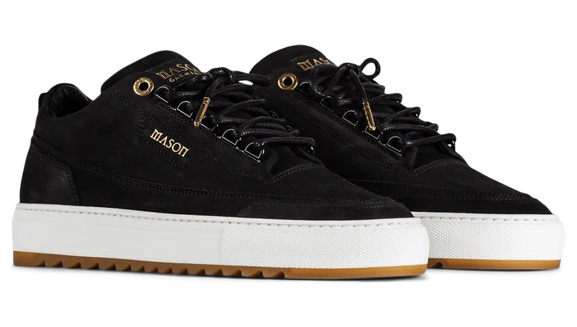 Mason Garments Firenze Nubuck Black Schwarz (SS21-4B)