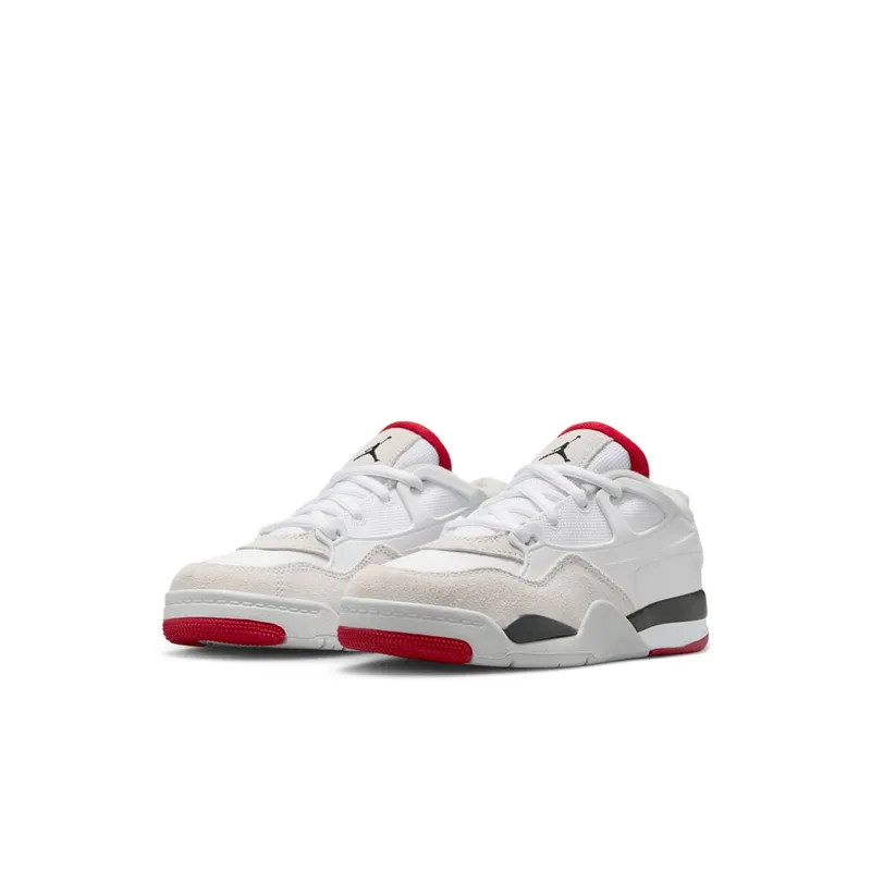 Jordan 4 RM White Black Neutral Grey Varsity Red (FQ7936-102)