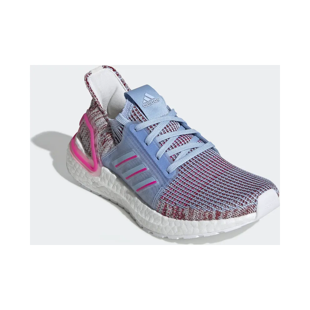 adidas Ultraboost 19 Glow Blue (GS) Glow Blue/Shock Pink/Active Maroon (EE6656)