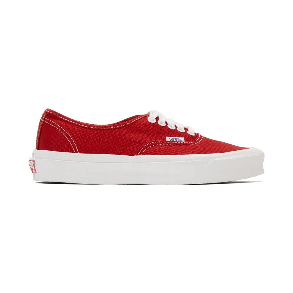 Vans Red OG Authentic LX Sneakers (VN0A4BV905D)