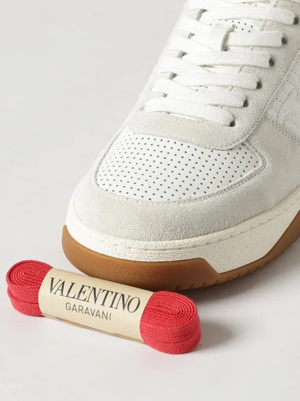 Valentino garavani Sparry Quilted Leather and Suede Sneakers White (YS0M78ZZM0BO) (3)