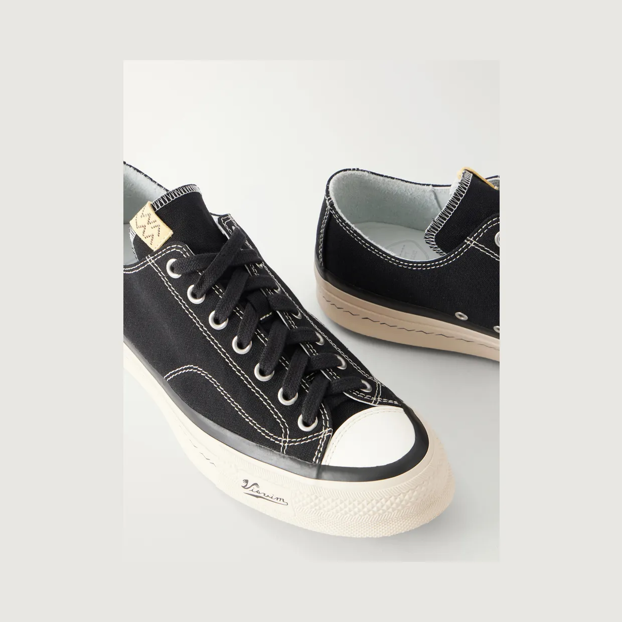 Visvim Skagway Canvas Sneakers Black (0126201001002) (5)