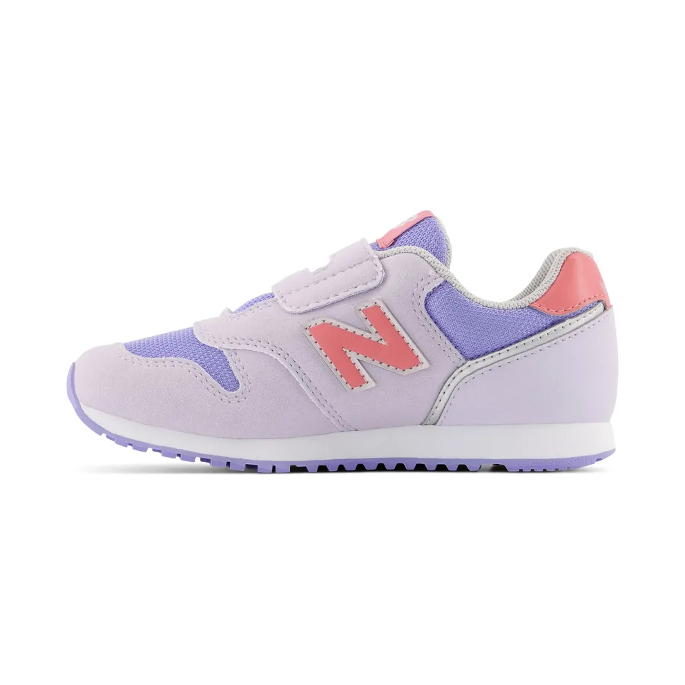New Balance 373 Hook and Loop Grey Violet / Natural Pink (YZ373V2-40089)