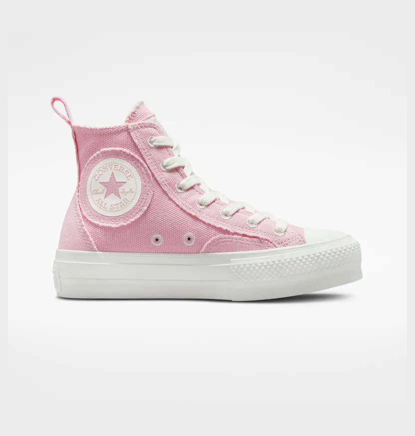 Converse Chuck Taylor All Star Lift Platform Oversized Patch Sunrise Pink/sunrise Pink