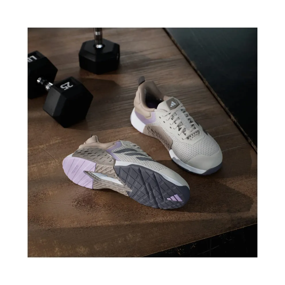 Adidas Dropset 3 Training Beige / Grey Strata / Powder Plum (JR1675)