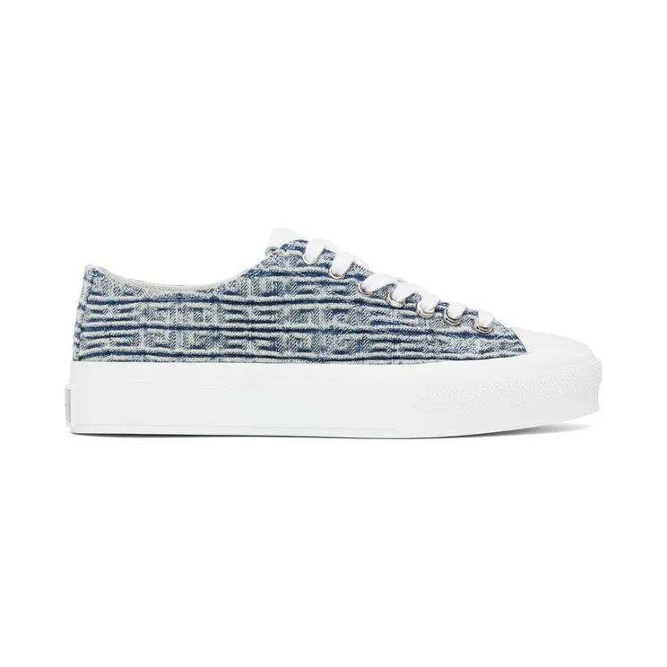 Givenchy Blue 4G City Low-Top Sneakers (BH006DH18M457)
