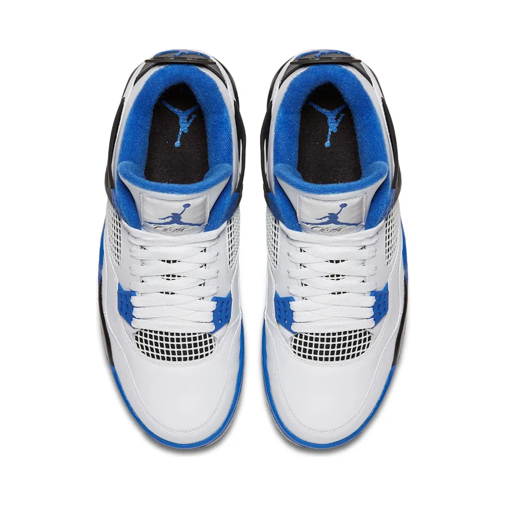 Air Jordan Nike AJ 4 IV Retro White Motorsports (2017) (308497-117)