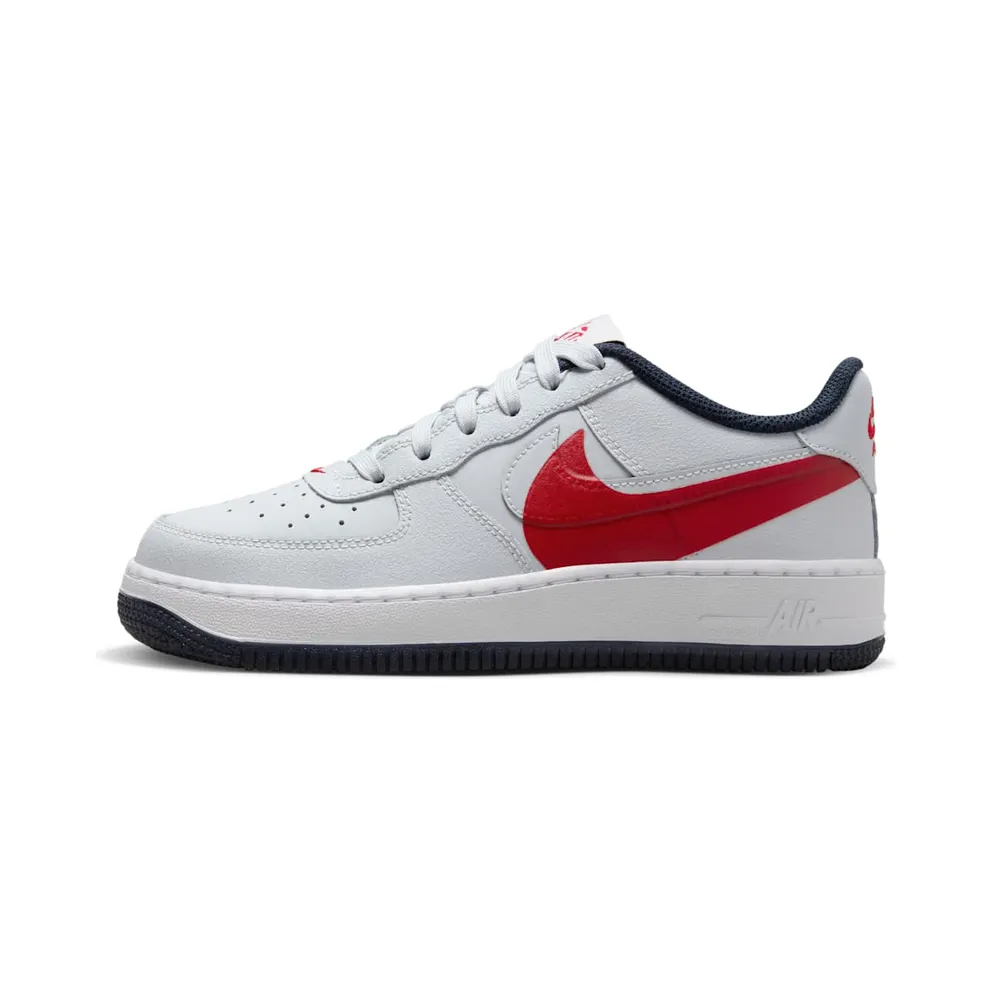 Nike Air Force 1 Low LV8 4 Pure Platinum University Red Obsidian (FQ4118-001)