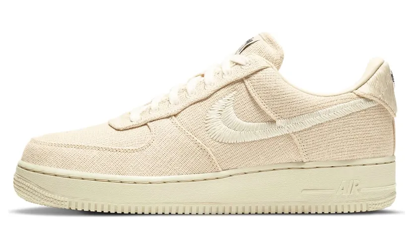 Nike Stussy x Air Force 1 Low ‘Fossil’ Fossil Stone/Sail/Off White (CZ9084-200)