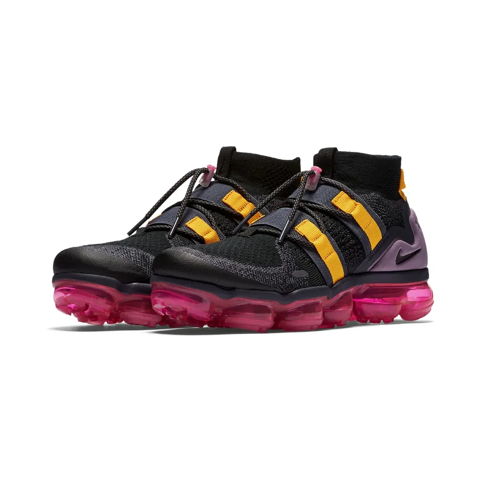 Nike Air VaporMax Utility Black Pink Blast Black/Black-Gridiron-Pink Blast (AH6834-006)