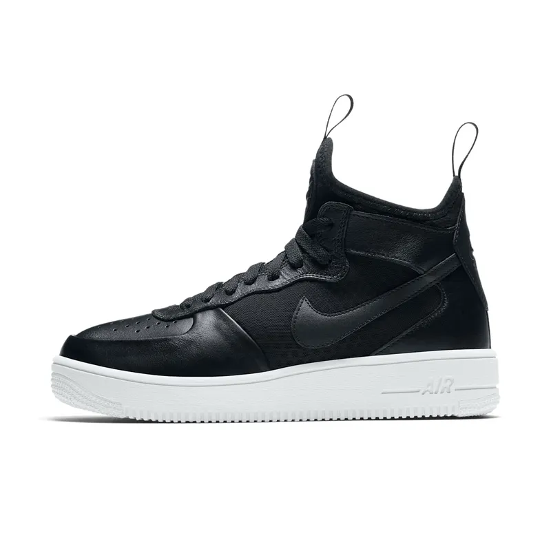 Nike Air Force 1 Ultraforce Mid Black/Black-White (W) Black/Black-White (864025-001)