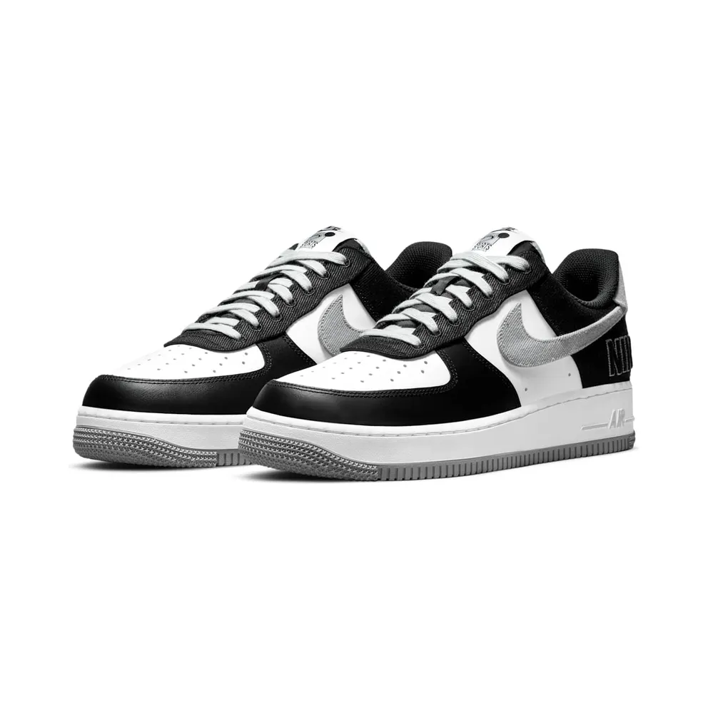 Nike Air Force 1 LV8 EMB ‘Black Flat Silver’ (2021) (CT2301-001)