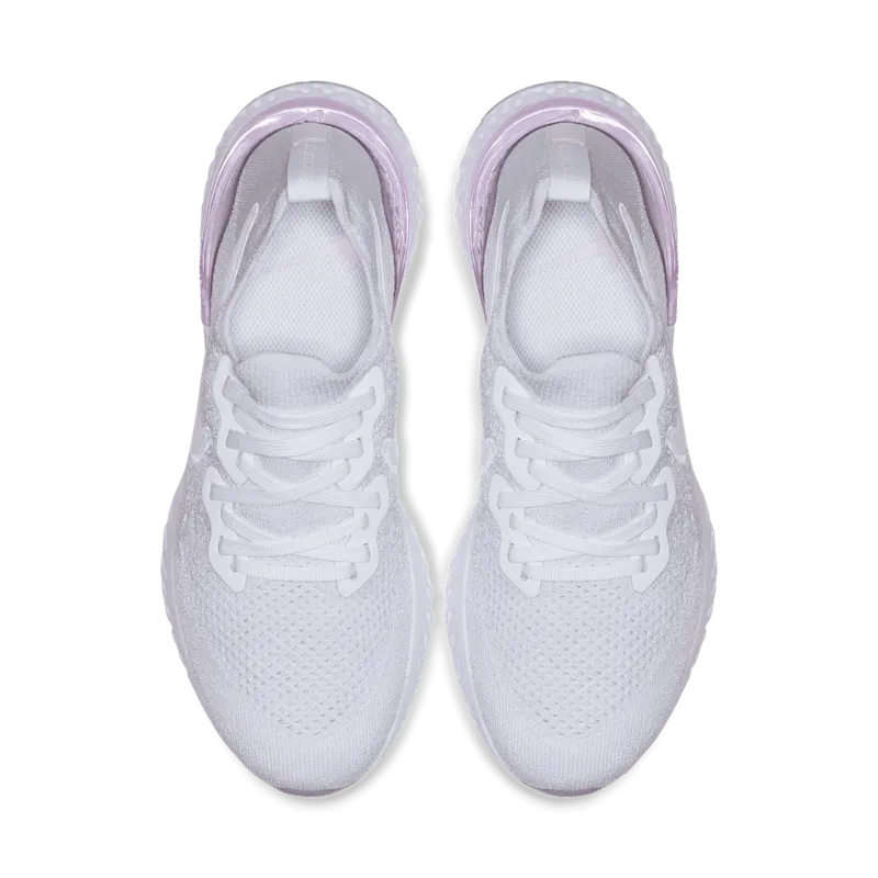Nike Epic React Flyknit 2 White Pink Foam (W) White/White-Pink Foam (BQ8927-101)