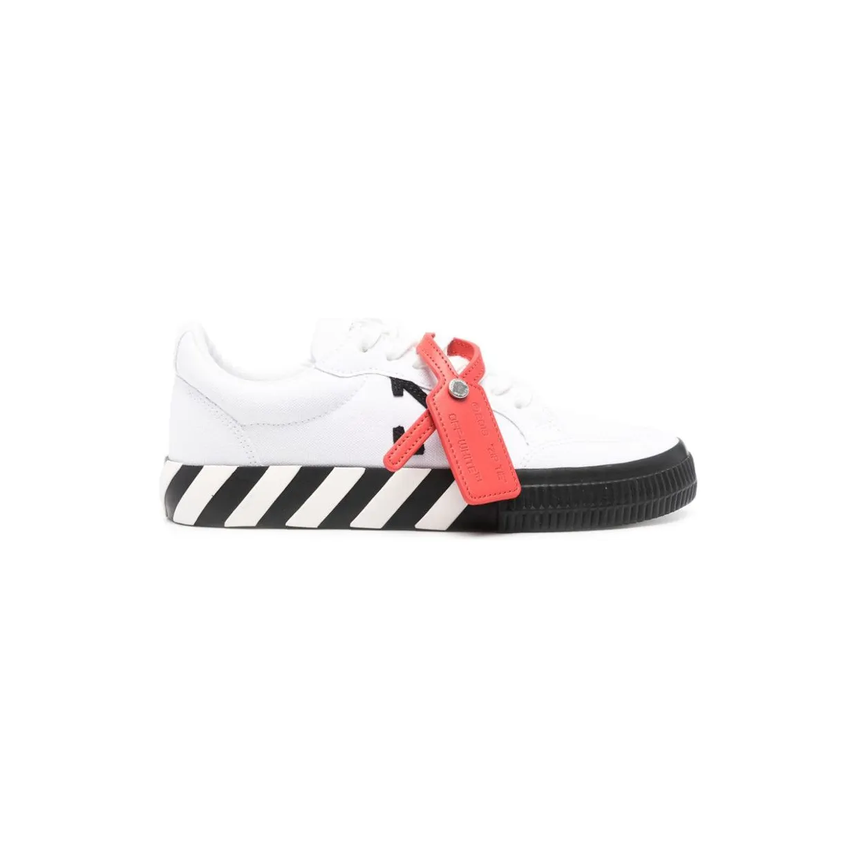 OFF-White Vulcanized Low Canvas White Black Ice (OWIA272C99FAB0050110)
