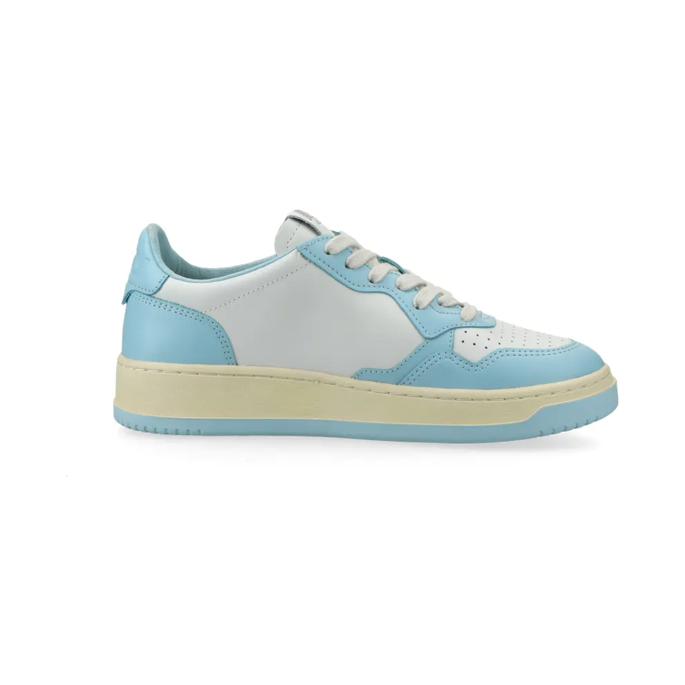 Autry Medalist Low W (leat / leat white / st blue) – AULWWB40