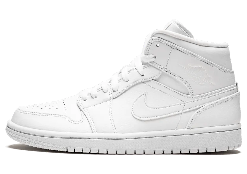 Air Jordan 1 Mid White (554724-129)