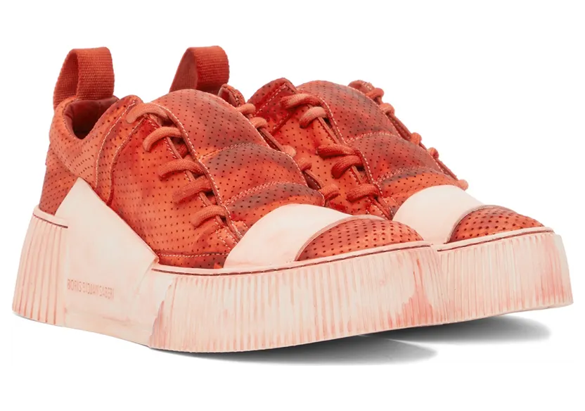 Boris Bidjan Saberi SSENSE Exclusive Red Bamba 2.1 Sneakers (SSNSx15) (4)